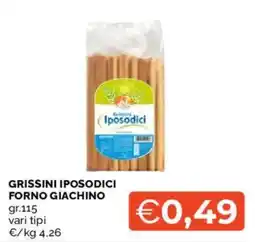 Mercatò Grissoni Iposodici Forno Giachino offerta
