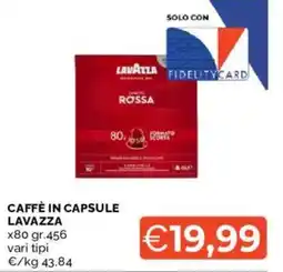Mercatò Caffè in capsule Lavazza offerta