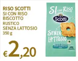 SpeSì Biscotto rustico senza lattosio Scotti offerta
