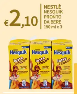 SpeSì Nesquik latte e cacao offerta