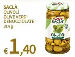 SpeSì Sacla olive verdi denocciolate offerta