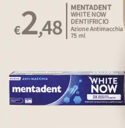 SpeSì mentadent dentifricio white now offerta