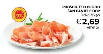 Prosciutto crudo San Daniele Dop