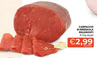 Mercatò Carpaccio di bresaola Rigamonti offerta