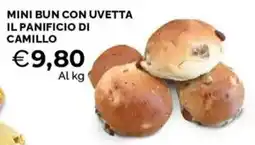Mercatò Mini bun con uvetta il panificio di camillo offerta