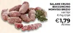 Mercatò Salame crudo bocconcino Monviso Brizio offerta