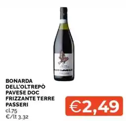 Mercatò Bonarda dell'Oltrepò Pavese DOC Frizzante Terre Passeri offerta
