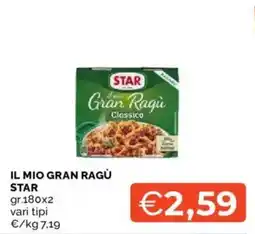 Mercatò Il mio Gran Ragù Star offerta