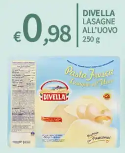 SpeSì Divella lasagne all'uovo offerta