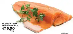 Mercatò Filetto di trota iridea salmonata offerta