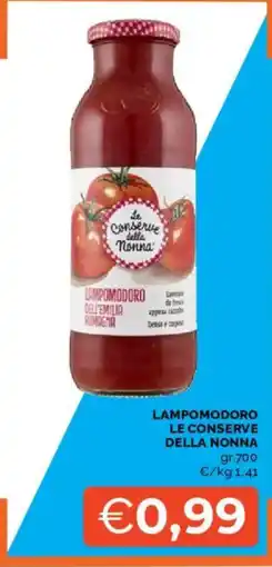 Mercatò Lampomodoro le conserve della nonna offerta