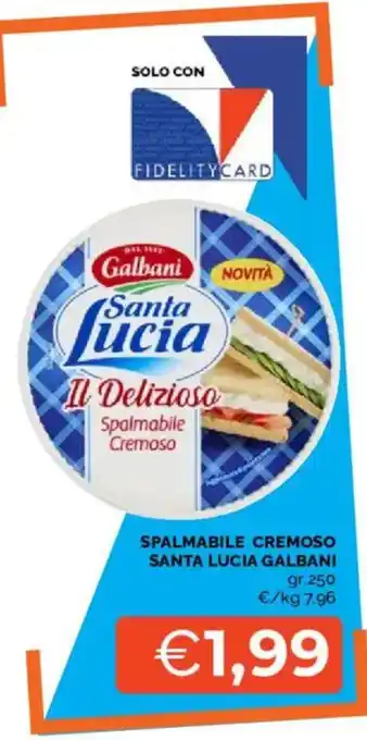 Spalmabile cremoso Santa Lucia Galbani