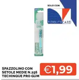 Mercatò Spazzolino con setole medie Technique Pro Gum offerta