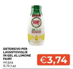 Mercatò Detersivo per lavastoviglie in gel al limone Fairy offerta