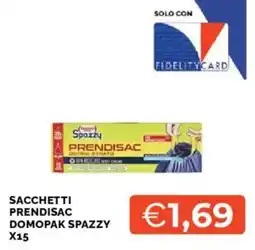 Mercatò Sacchetti prendisac domopak spazzy offerta