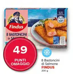 Supermercati Nonna Isa 8 Bastoncini di Salmone Findus offerta