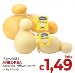 Supermercati Nonna Isa Provoletta Arborea classica, affumicata offerta