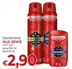 Supermercati Nonna Isa Deodorante Old Spice vari tipi offerta
