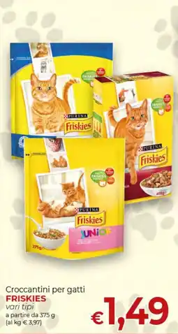 Supermercati Nonna Isa Crocchantini per gatti Friskies offerta