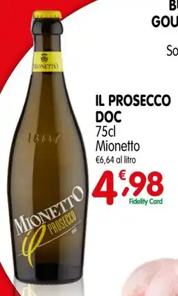 D'Ambros Il Prosecco DOC Mionetto offerta