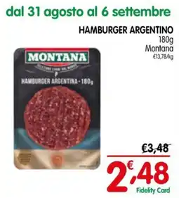 D'Ambros Hamburger argentino Montana offerta