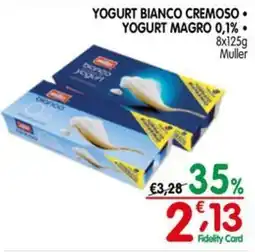 D'Ambros Yogurt bianco Müller offerta