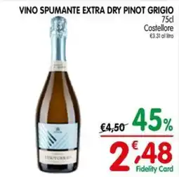 D'Ambros Vino spumante extra dry pinot grigio offerta