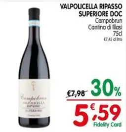 D'Ambros Valpolicella Ripasso Superiore DOC Campobrun offerta