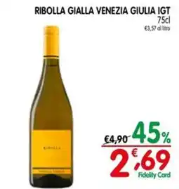 D'Ambros Ribolla gialla Venezia Giulia IGT offerta