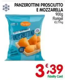 D'Ambros Panzerottini prosciutto e mozzarella Florigel offerta