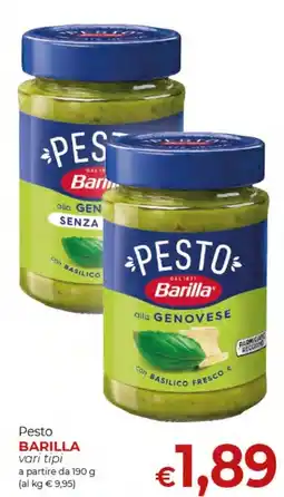 Supermercati Nonna Isa Pesto Barilla offerta