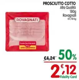 D'Ambros Prosciutto Cotto Rovagnati offerta