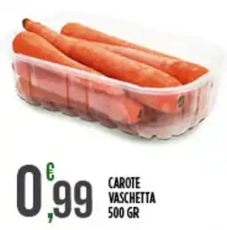 Supermercato Pollio Carote vaschetta offerta