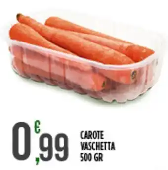 Carote vaschetta