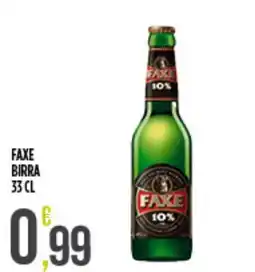 Supermercato Pollio Faxe birra offerta