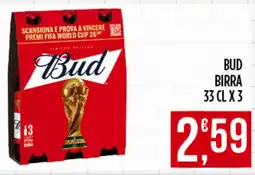 Supermercato Pollio Bud birra offerta