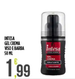 Supermercato Pollio Intesa gel crema viso e barba offerta