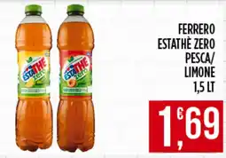 Supermercato Pollio Ferrero Estathè zero Pesca/Limone offerta