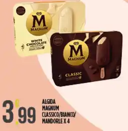 Supermercato Pollio Algida Magnum Classico/Bianco/Mandorle offerta