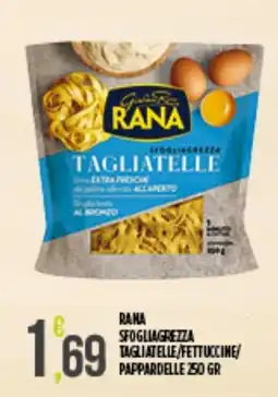 Supermercato Pollio Rana tagliatelle offerta