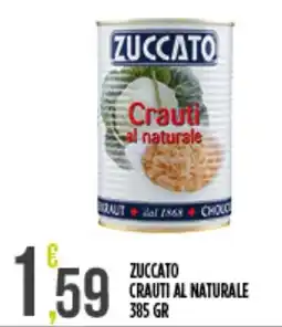Supermercato Pollio Zuccato crauti al naturale offerta