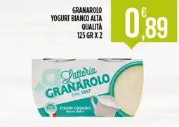 Supermercato Pollio Granarolo Yogurt bianco alta qualità offerta