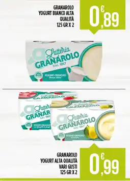 Supermercato Pollio Yogurt bianco alta qualità Granarolo offerta