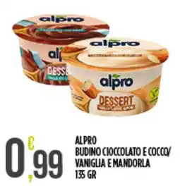 Supermercato Pollio Alpro dessert cioccolato e cocco vaniglia e mandorla offerta