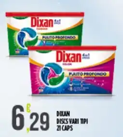 Supermercato Pollio Dixan discs vari tipi offerta