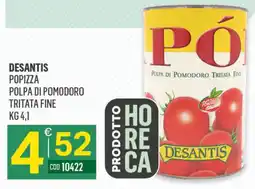Tutto Risparmio Cash&Carry Polpa di pomodoro tritata fine Desantis offerta