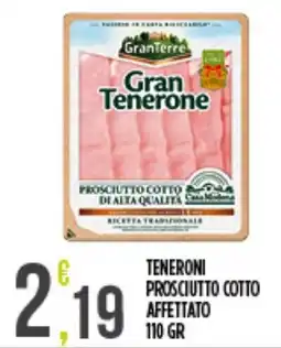 Supermercato Pollio Gran Tenerone prosciutto cotto offerta