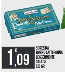 Supermercato Pollio Soresina burro lattepanna leggermente salato offerta