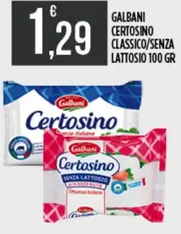 Supermercato Pollio Galbani Certosino classico/senza lattosio offerta