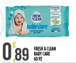 Supermercato Pollio Fresh & Clean baby care offerta